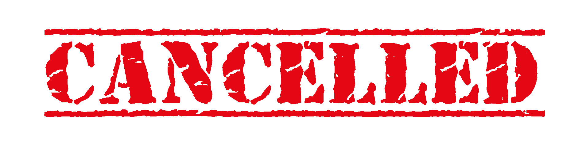 Cancelled transparent red rubber stamp 27147981 PNG